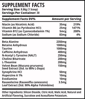 SUPER MAMADISIMO HIGH STIM PRE-WORKOUT